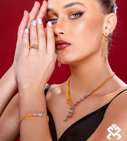 Elegant 18K Gold Jewelry Set for Every Occasion - Modern Design