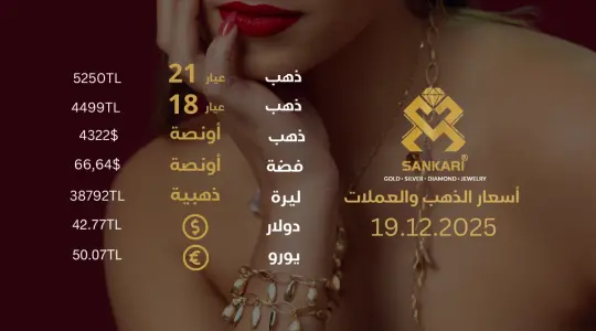 سعر الذهب اليوم في تركيا بتاريخ 2025-12-19 تحديثات دقيقة حول أسعار الذهب