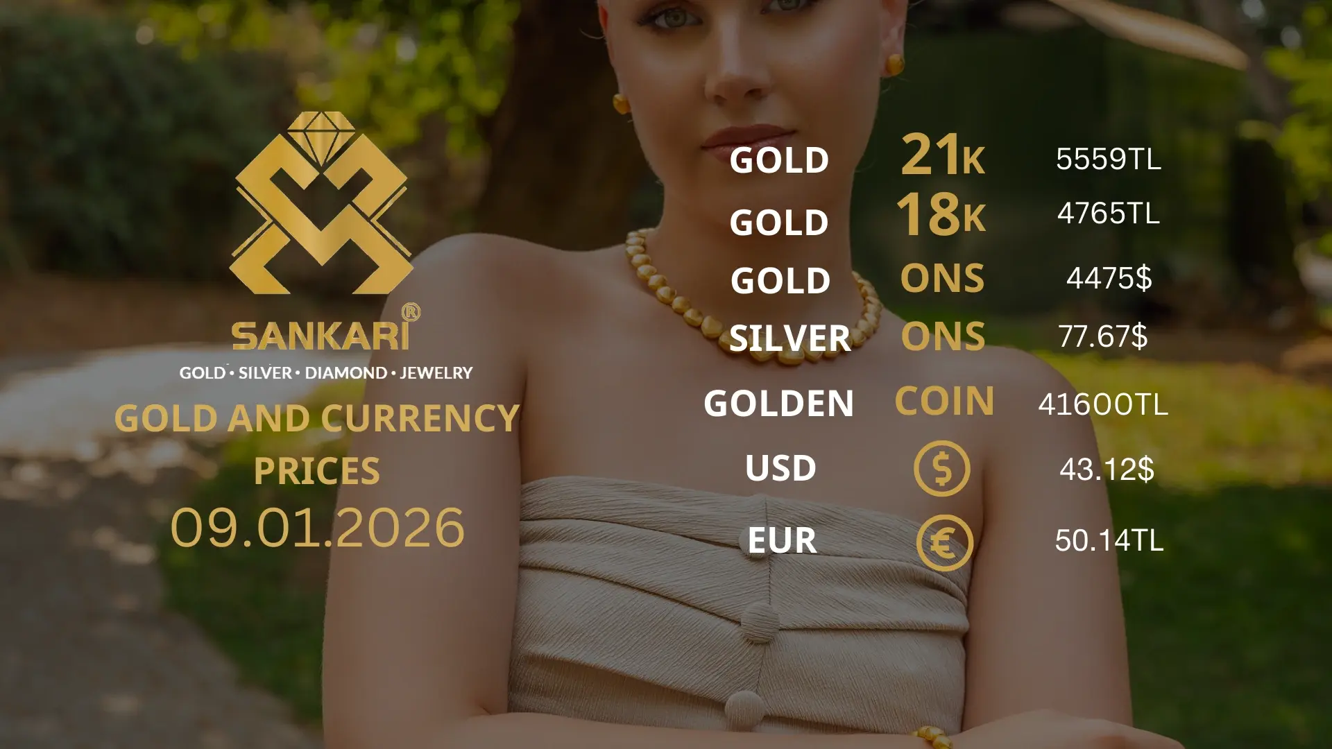 Gold Price Today in Turkey, Friday 09 January 2026 – Latest Gold & Currency Updates