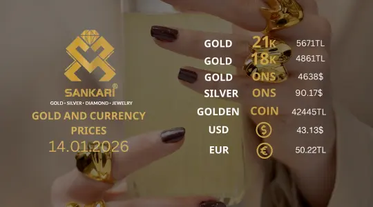 Gold Price Today in Turkey, Wednesday 14 January 2026 – Latest Gold & Currency Updates