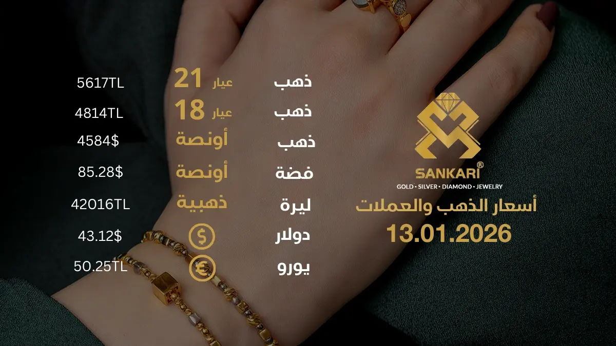 سعر الذهب اليوم في تركيا بتاريخ 2026-01-13 تحديثات دقيقة حول أسعار الذهب