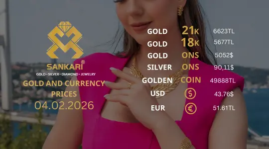 Gold Price Today in Turkey, Wednesday 04 February 2026 – Latest Gold & Currency Updates
