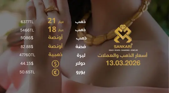 سعر الذهب اليوم في تركيا بتاريخ 2026-03-13 تحديثات دقيقة حول أسعار الذهب