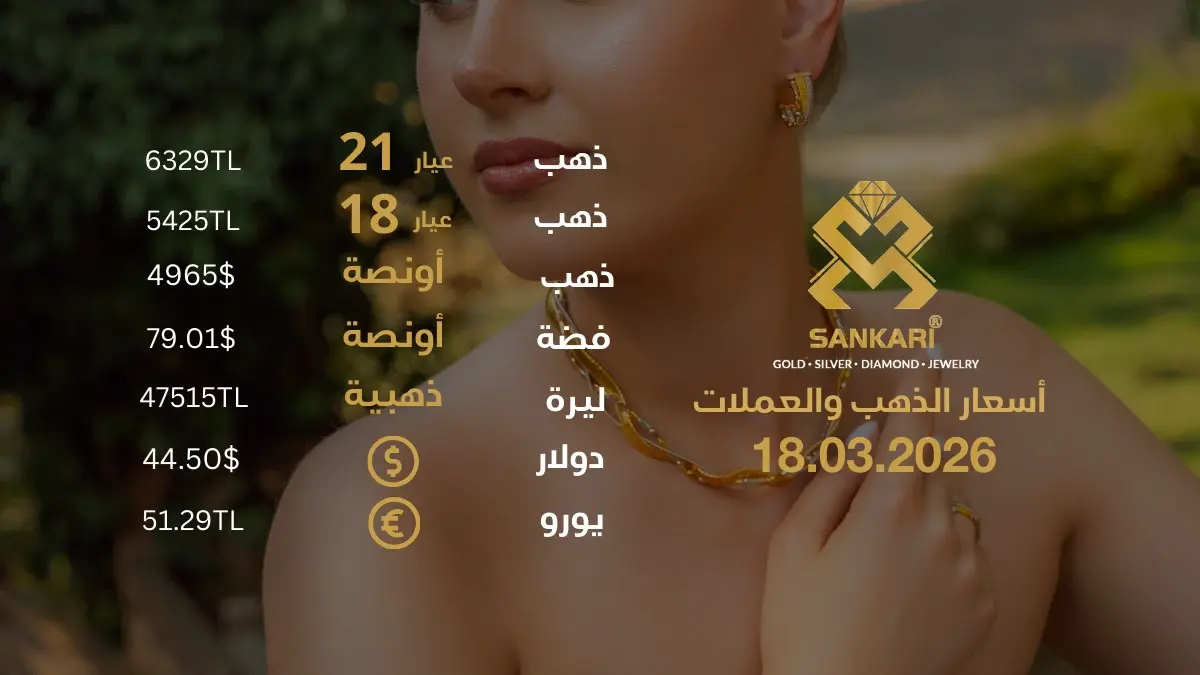 سعر الذهب اليوم في تركيا بتاريخ 2026-03-18 تحديثات دقيقة حول أسعار الذهب