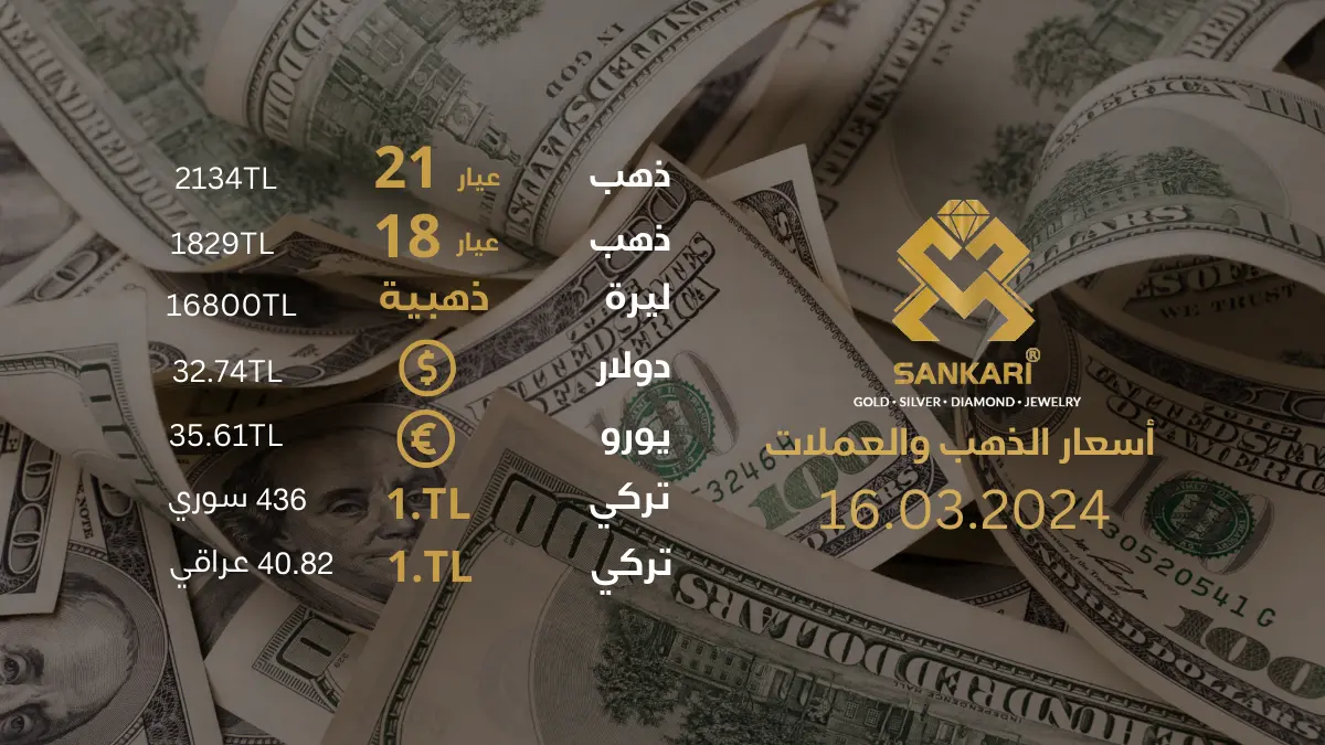 سعر الذهب في تركيا السبت 16-03-2024 - سعر الذهب اليوم