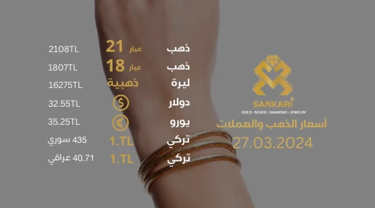 سعر غرام الذهب اليوم الاربعاء 27-03-2024