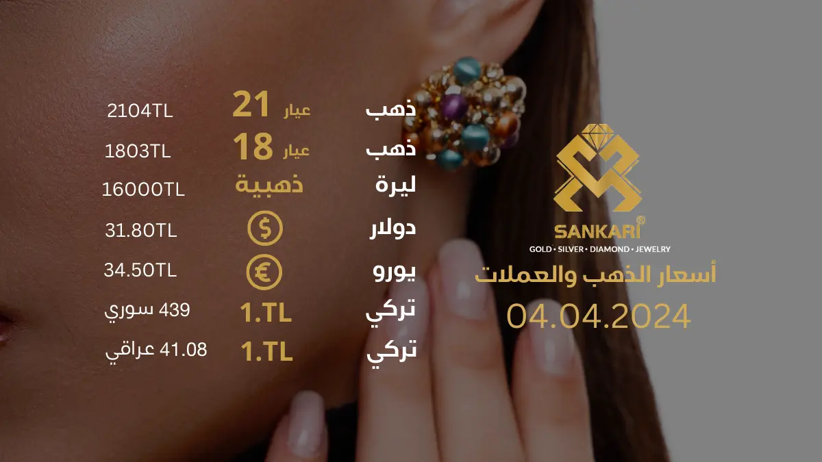 سعر غرام الذهب اليوم الخميس 04-04-2024