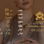سعر غرام الذهب يوم الاثنين 04-12-2023