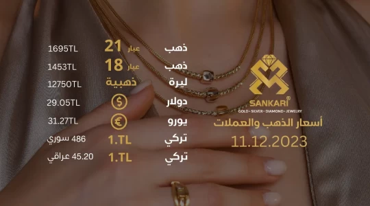 سعر غرام الذهب يوم الاثنين - سعر الليرة التركية اليوم