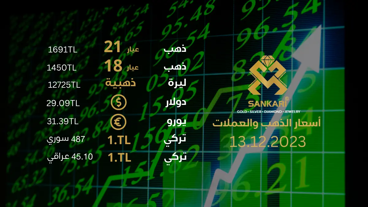 سعر غرام الذهب يوم الاربعاء 13-12-2024 - سعر الليرة التركية اليوم