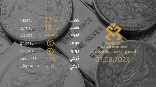 سعر الذهب اليوم الاثنين 07-08-2024 - سعر الليرة اليوم