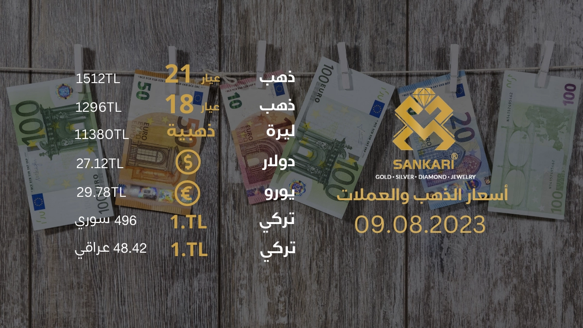 سعر الذهب اليوم الاربعاء 09-08-2024 - سعر الليرة اليوم