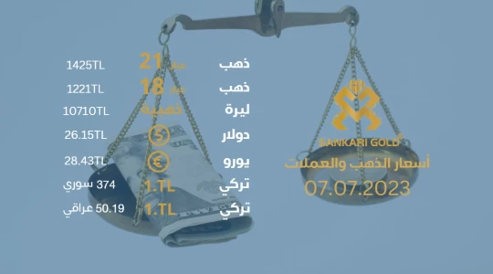 سعر جرام الذهب يوم الجمعة - سعر الليرة اليوم 07-07-2024